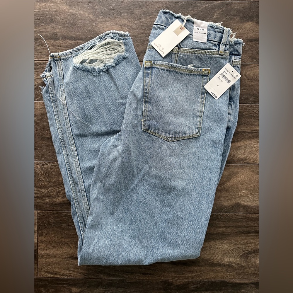 NWT Good American Indigo Jeans